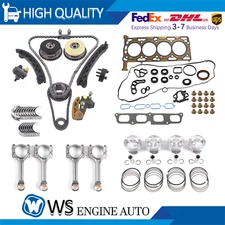 For GM Chevrolet Buick 2.5L 13-21 Engine Rebuild Kit Timing Chain VVT Piston Rod