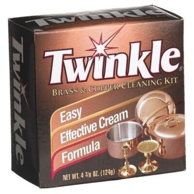 Twinkle Copper and Brass Cleaner Pack of 2 4.3 Ounce Anti Tarnish Formula