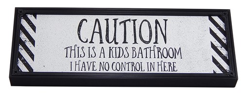 Funny & Cute Farmhouse Bathroom Toilet Sign Shelf Sitter Rustic Wall Home Decor - Picture 22 of 180
