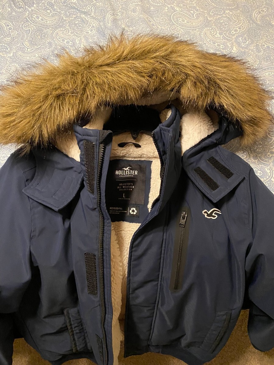 Bomber Jacket Hollister Mens All Weather Jacket Hollister Parka