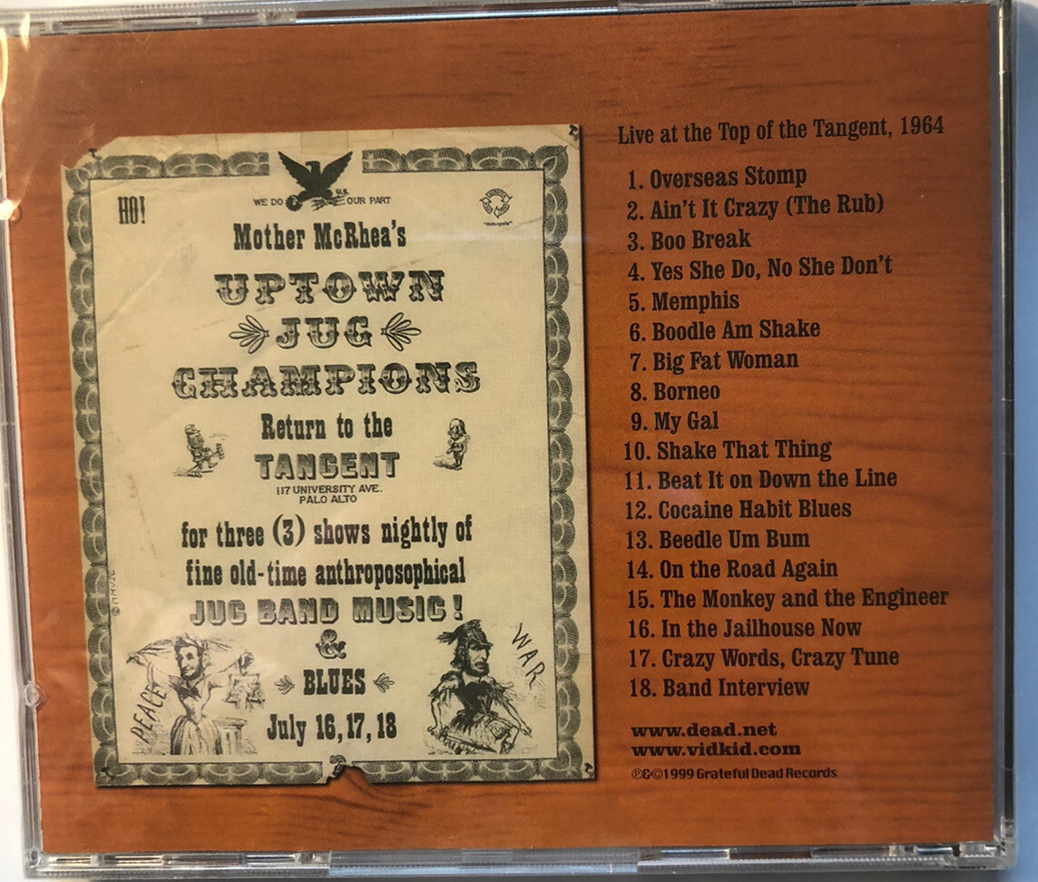 Mother McCree's Uptown Jug Champions --Sealed CD -- Jerry
