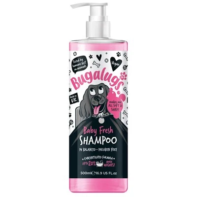 Bugalugs Dog Shampoo Baby Powder Fresh 500ml 1L 5L Deep Cleansing Shampoos Dogs