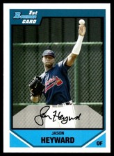 2007 1ST BOWMAN PAPER ROOKIE JAYSON HEYWARD DODGERS R76
