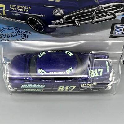 Hot Wheels '52 Hudson Hornet Purple 140/250 Rod Squad Free