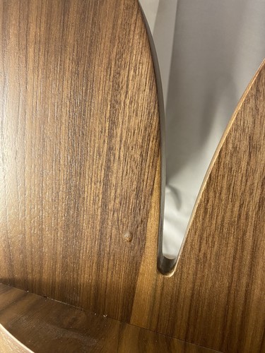 Nico Yeye ~ Lola Walnut Children’s Blue Stool Set of 2 ~ 11.25”W- 11.25”D- 12”H - Picture 10 of 11