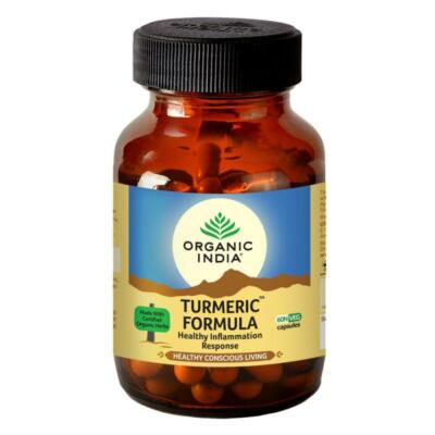 Organic India Turmeric Formula - Healthy Inflammation Response 60 Capsules