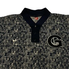 Vintage 1990s Georgetown University Hoyas College Basketball Warm Up Team Nike