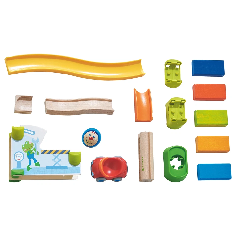 HABA Kullerbu Theme Set - Jump into Car Dominos - 15 Piece Playset - Image 2 of 4
