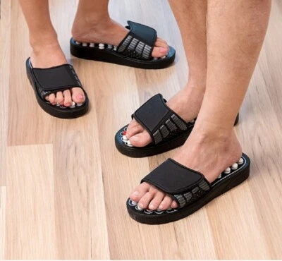 Innova Acupressure Reflexology Massage Slippers: Unisex design in 3 size options