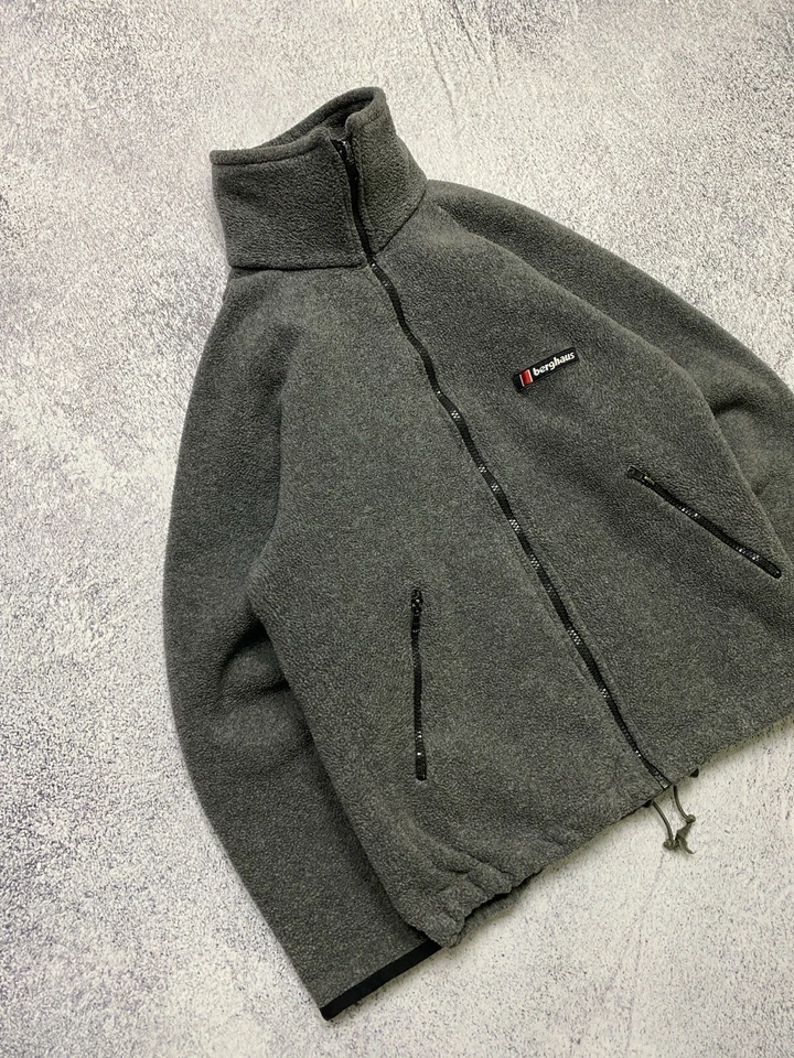 Chaqueta Sherpa Berghaus Fleece Vintage Años 90 Exterior Hombre’s Talla Mediana Foto 3 de 4