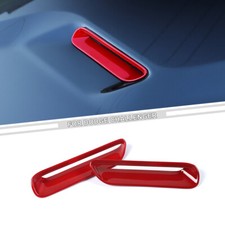Hood Scoop Air Vent Inlet Cover Trim Bezels For Dodge Challenger 2009-2014 Red