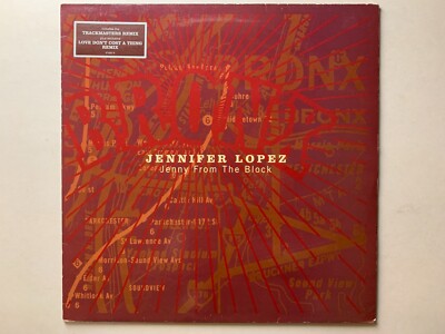 MAXI SCHEIBE 33T JENNIFER LOPEZ JENNY AUS DEM BLOCK