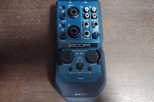 Zoom U-44 Handy USB Audio Interface Compatier used from Japan