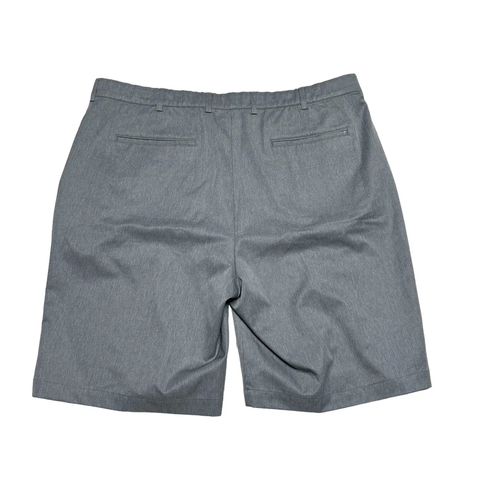 Greg Norman Golf Shorts Mens 40 Gray Flat Front Performance Stretch Casual - Image 2 of 4