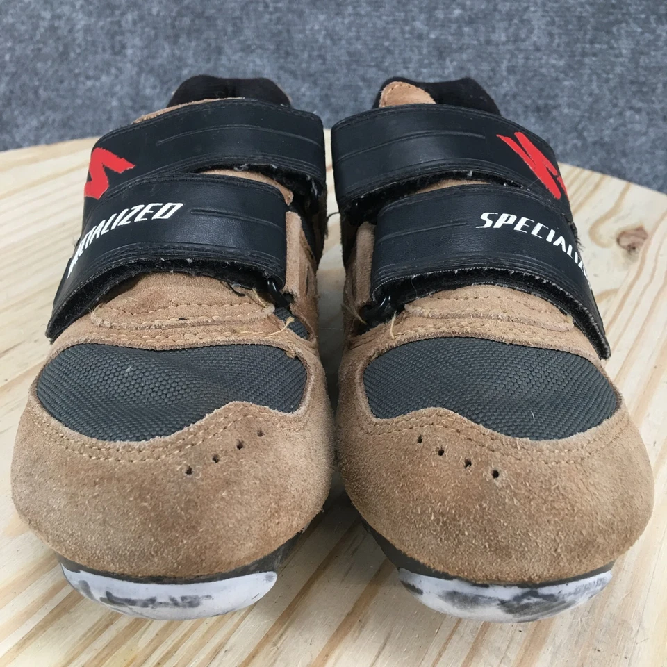 Tênis Shimano Specializer Feminino 7 Ciclismo Bicicleta Couro Marrom 1239 - Imagem 4 de 4