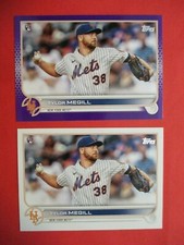 2022 Topps Series 1- Tylor MEGILL ROOKIE Meijer Purple & Base Mets RC #134