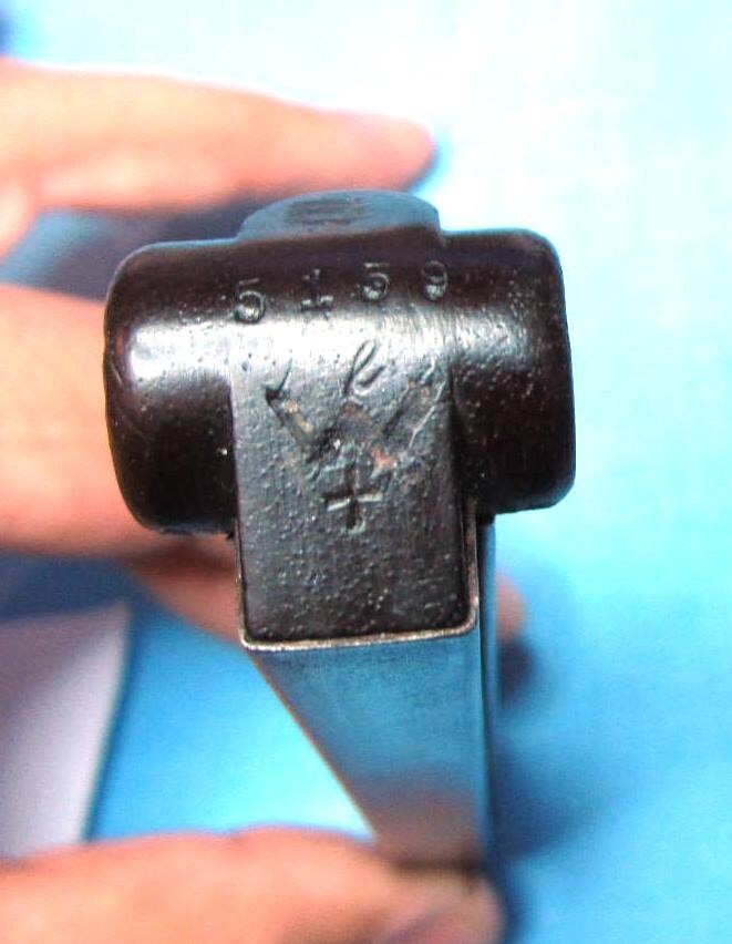 Original WW1 Luger P08 Magazine Wood Bottom 8 Rd Capacity Mag Clip w