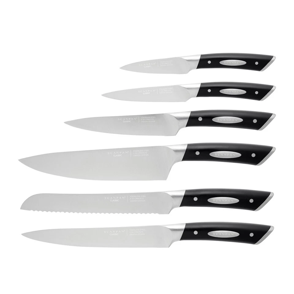100% Genuine! SCANPAN Classic 7 Piece Step Knife Block Set! RRP $659.00! - Image 3 of 4