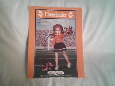 FIBRE CRAFT VINTAGE FASHION DOLL CROCHET PATTERN *CHEERLEADER* OUTFI T FCM226