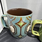 Mexican Folk Art Pottery Set Of 4 Coffee Cups, Bubble Mugs, Hand Made — photo 6