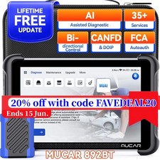 Mucar 892bt Professional Car Diagnostic Tool Bidirectioanl Scanner Ai Assisted