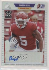 2021 Leaf Pro Set Metal 1989 Silver Rainbow /20 Rakeem Boyd #PA-RB1 Auto 0o6v