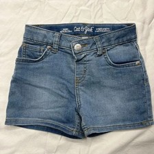 Cat Jack kids blue jean shorts 6/6x