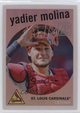 2021 Topps Chrome 70 Years of Topps Baseball Yadier Molina #70YTC-9 14p0