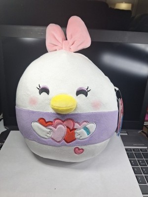Original Squishmallows DISNEY'S Daisy Duck 11'' Holding Hearts 2026 NEW PL3