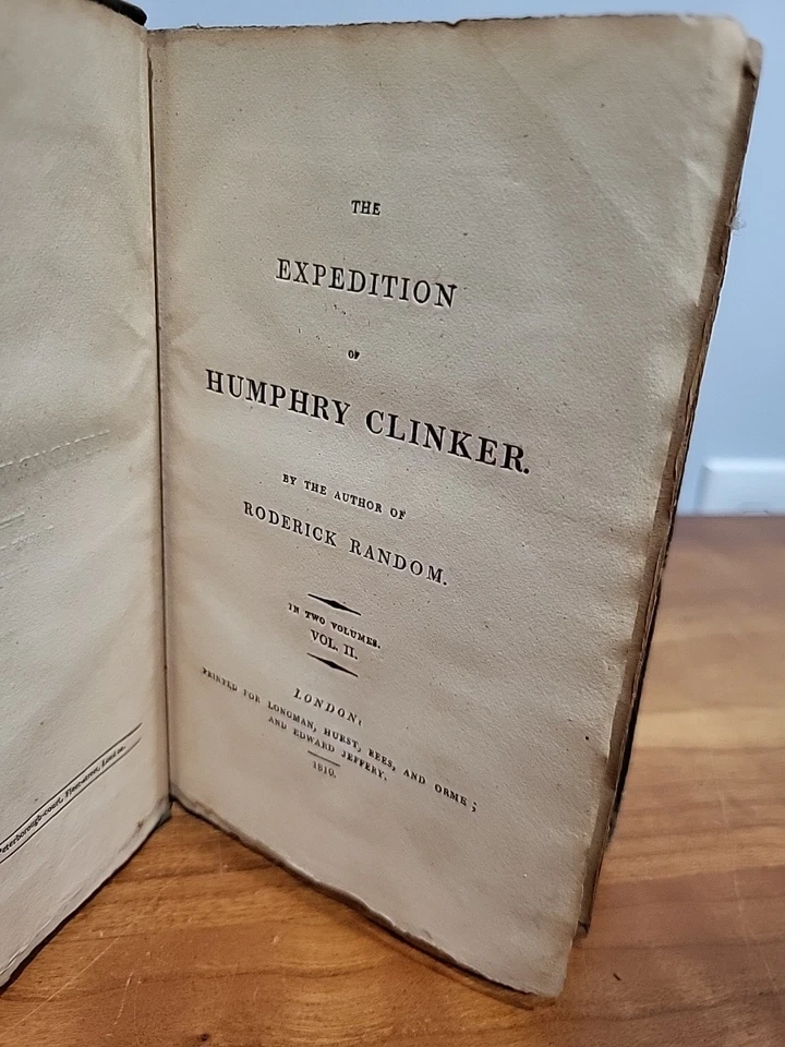 The Expedition of Humphry Clinker 1810 Volume 2 by author of Roderick Random - Image 2 of 4