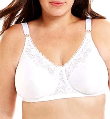 Underscore Unlined Shiny Satin & Lace Bra 40DD White Underwire 126-1324 #1010