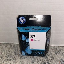 HP 82 Magenta DesignJet Ink Cartridge 69ml C4912A Genuine Sealed Exp 05/2017