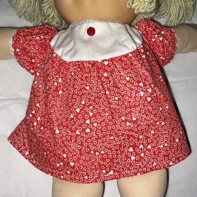 BEAUTIFULLY MADE CABBAGE PATCH KIDS DOLLS OUTFIT PRETTY CLOTHES RED HEARTS