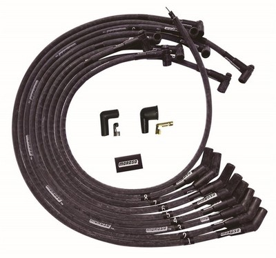 MOROSO Ultra Spark Plug Wire Set for Big Block Chevy, 8mm, Black