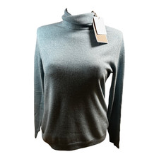 Galeria Cashmere Rollkragenpullover Damen Gr 38 Türkis Kaschmir Fein Strick