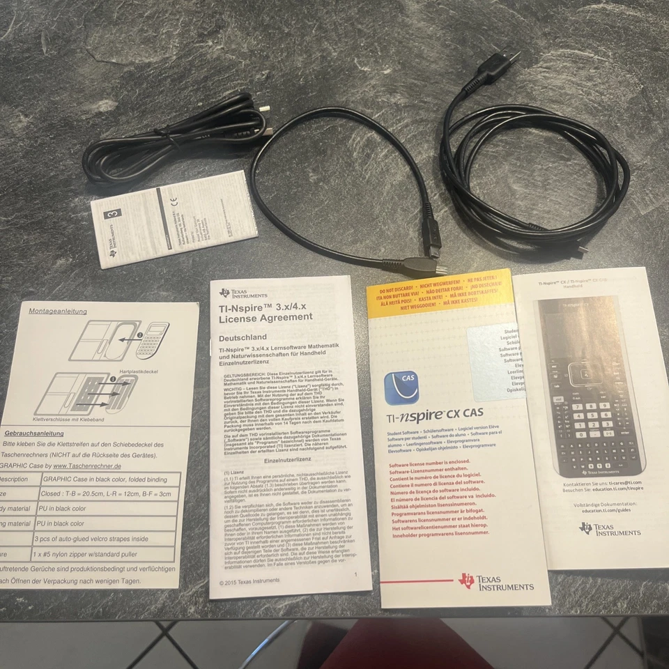 Texas Instruments TI-Nspire CX CAS Handheld - Grafiktaschenrechner - Bild 2 von 2