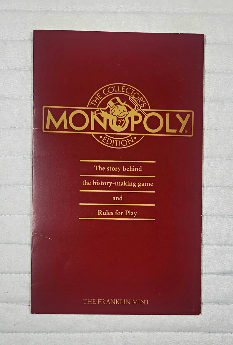 Red Monopoly Game Pieces & Parts for sale | eBay