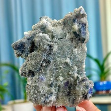 341G Natural Tanzanite Purple Fluorite Tanzanite Coexisting Mineral Roughness