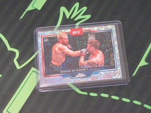 2025 Topps Chrome UFC Reinier De Ridder 30/250 Speckle Refractor Rookie RC #185