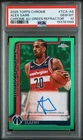 2025-26 Topps Chrome Autographs Alexandre Sarr TCA-AS Green Refractor /99 PSA 10