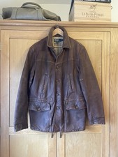 Mens Polo Ralph Lauren Medium Leather Ranch Jacket Cowboy Western RRL Style