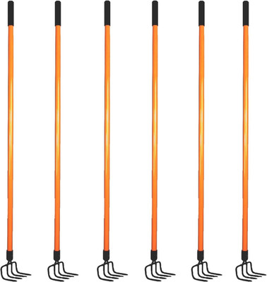 Ashman Garden Cultivator (6 Pack)  Sturdy Hand Tiller/Cultivator   Heavy Duty Bl
