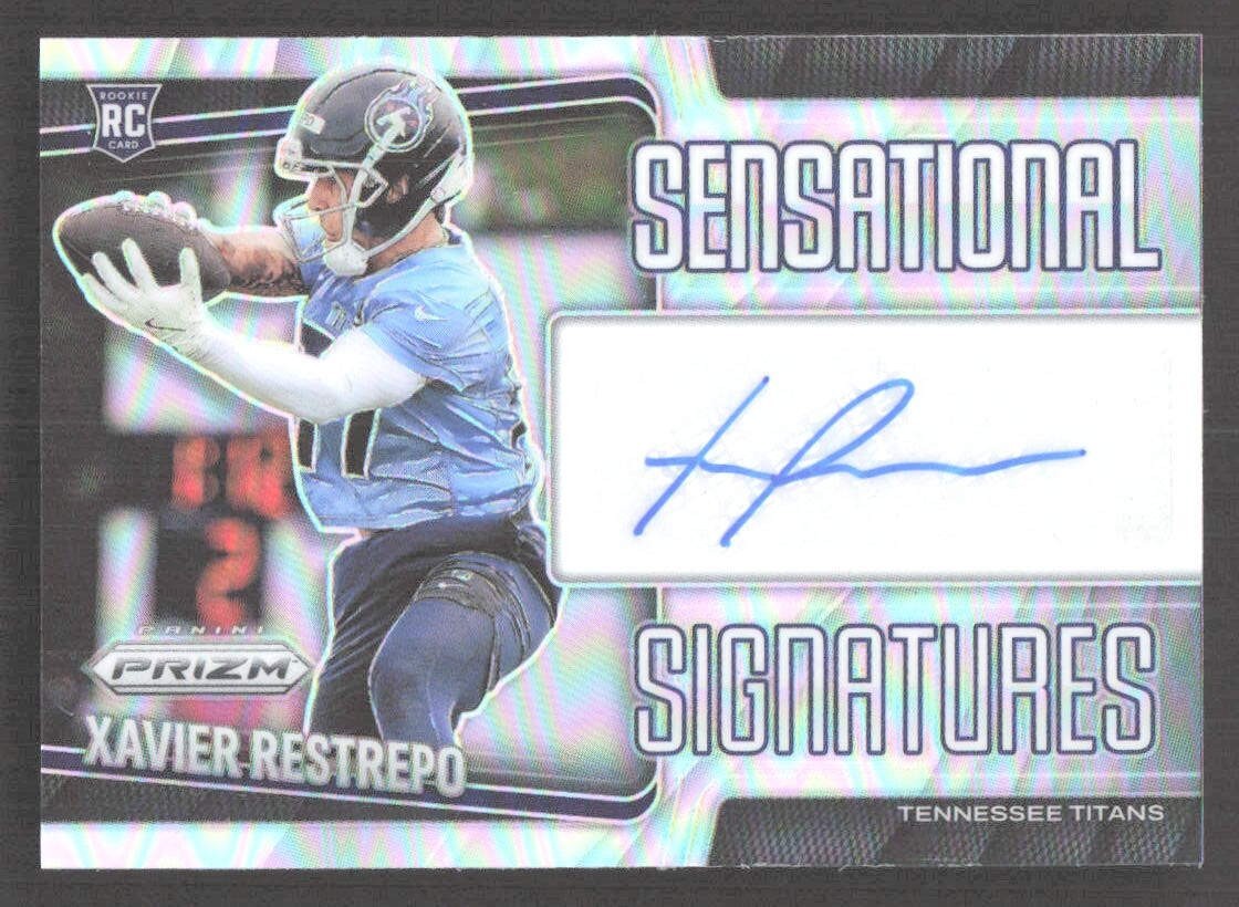 CZ2-156 - 2025 Panini Prizm - Sensational Auto - Xavier Restrepo #SEN-XRO - /149