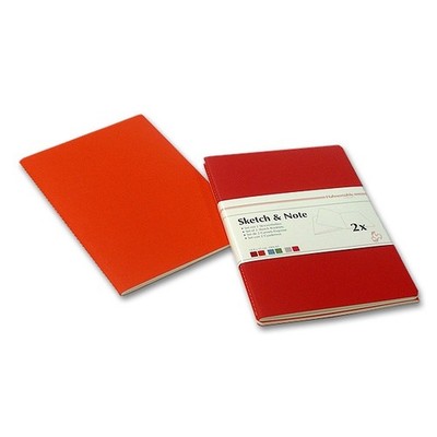 (0,07 /Seite) Skizzenheft Sketch & Note, Red Bundle A5 hoch 125g/m², 40 Seiten