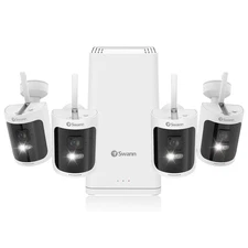 Swann AllSecure650 2K Wireless Security Kit w 4 Cameras & Power Hub SWNVK-650KH4