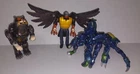 Vintage 1999 Hasbro Animorphs Jake Grizzly  Tobias Hawk Ax Scorpion Figure LOT