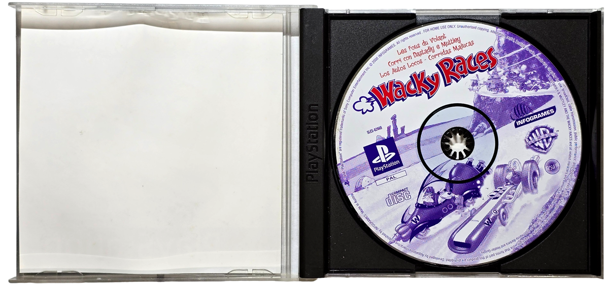Wacky Races PS1 PS2 PS3 PAL *No Manual* PlayStation | eBay
