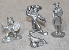 Fine Pewter  Vintage Miniatures Figurines  Mixed Lot  Rawcliffe and others