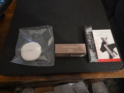 NEW - RMS Beauty Eyelights Cream STROBE & Straight Up Volumizing Peptide Mascara