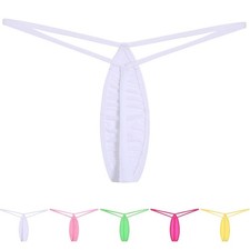 New Mens Underwear T-Back G-String Briefs Sexy Breathable Tangas Thong Lingerie